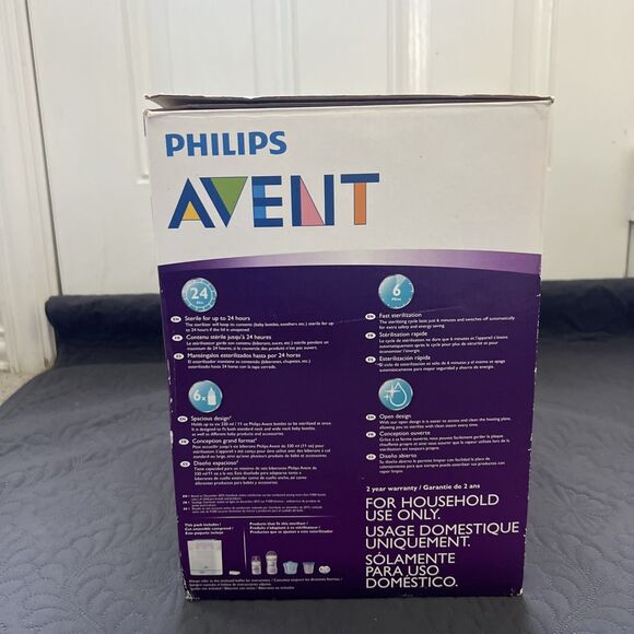 Philips Avent SCF284/05 3-in-1 Electric Steam Sterilizer NIB Baby Care Gift Home - Picture 10 of 16